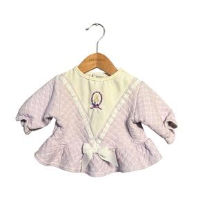Lavender Kids Blouse with Bow